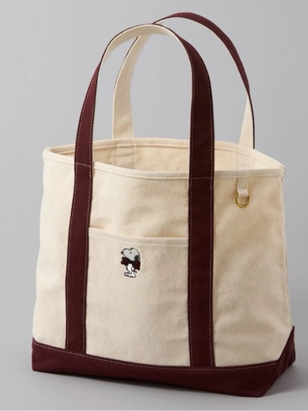 American Eagle Peanuts Snoopy Canvas Tote Bag